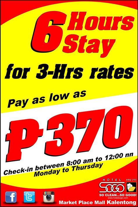3hrs sogo rate